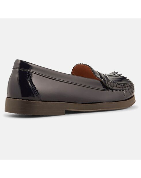 Mocassins en Cuir verni Thelma marine