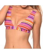 Haut de Maillot triangle Finzo Macapa rose