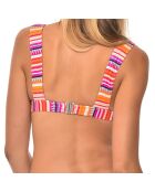 Haut de Maillot triangle Finzo Macapa rose