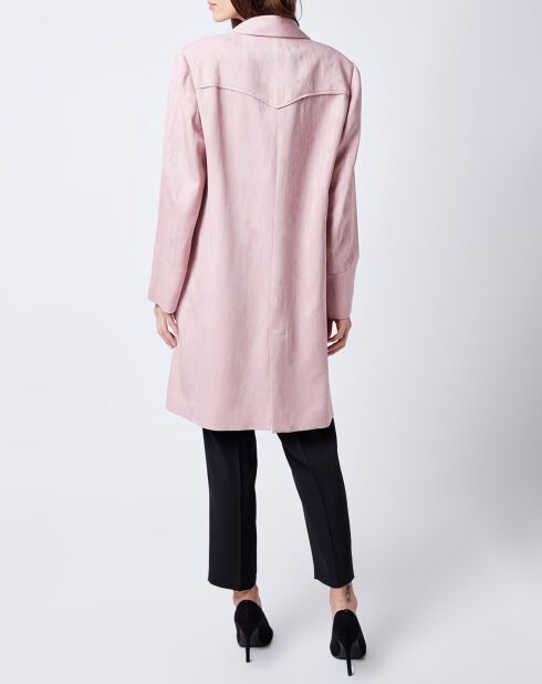 Rosa bedruckte Jacke
