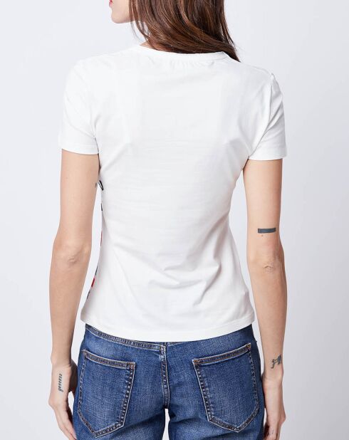 T-Shirt imprimé blanc/multicolore