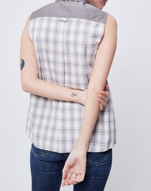 Chemise imprimé gris/blanc