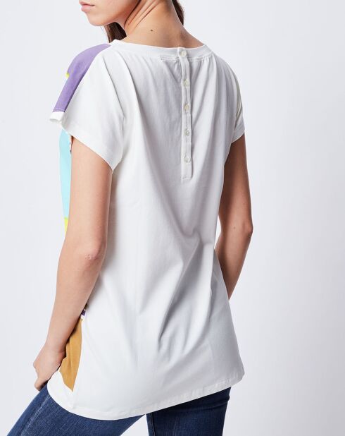 T-Shirt imprimé multicolore