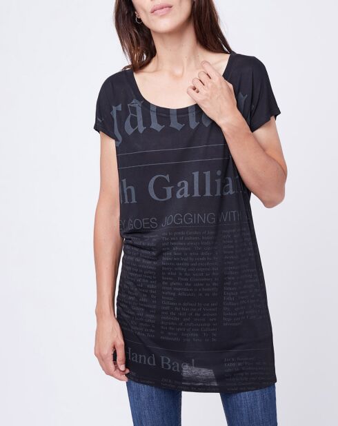 T-Shirt Gazette noir/gris