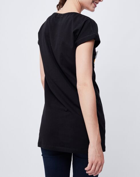 T-Shirt imprimé Gazette noir