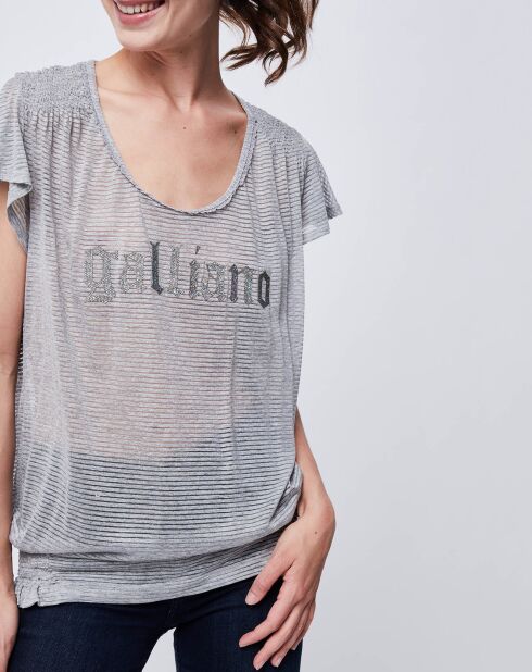 T-Shirt fluide gris souris