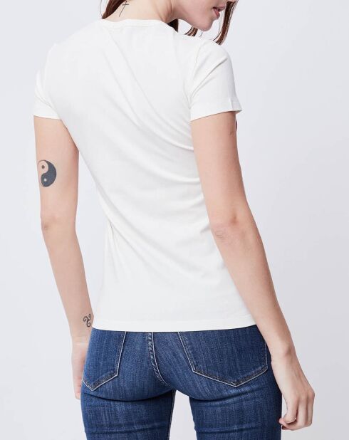 T-Shirt imprimé blanc cassé/multicolore