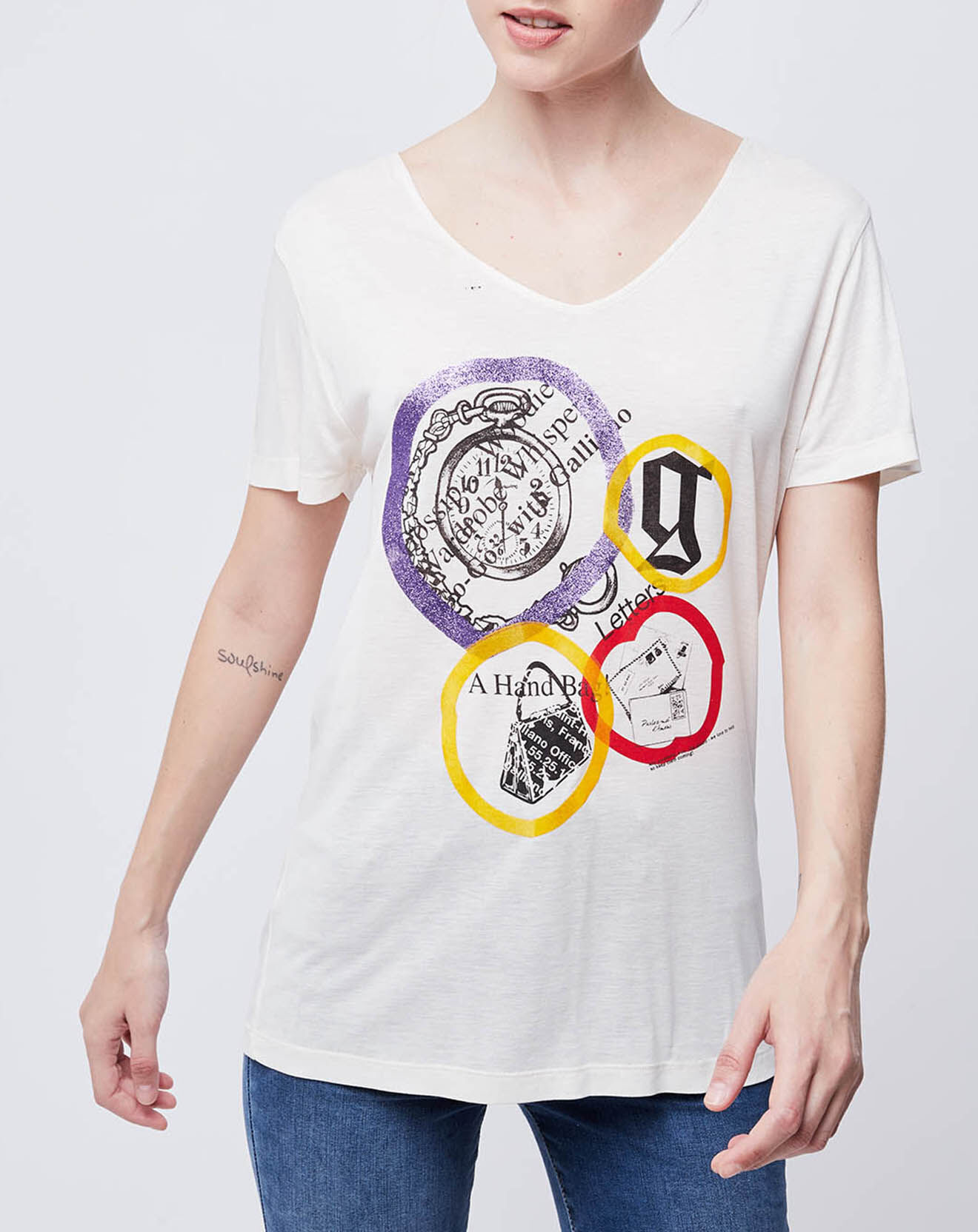 T-shirt John Galliano Rare - Imprimé Crâne Noir Jaune Vert - Taille M (48) - Neuf Avec étiquettes