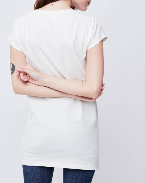 T-Shirt imprimé blanc cassé/multicolore
