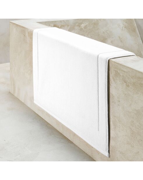 Tapis de bain épais blanc - 60x100 cm