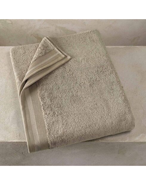 Drap de bain taupe - 100x150 cm