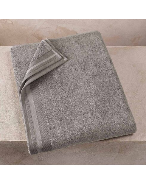 Telo da bagno grigio in acciaio - 100x150 cm