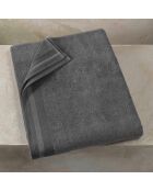 Drap de bain gris foncé - 100x150 cm