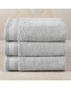 3 silberne Badetücher - 50x100 cm