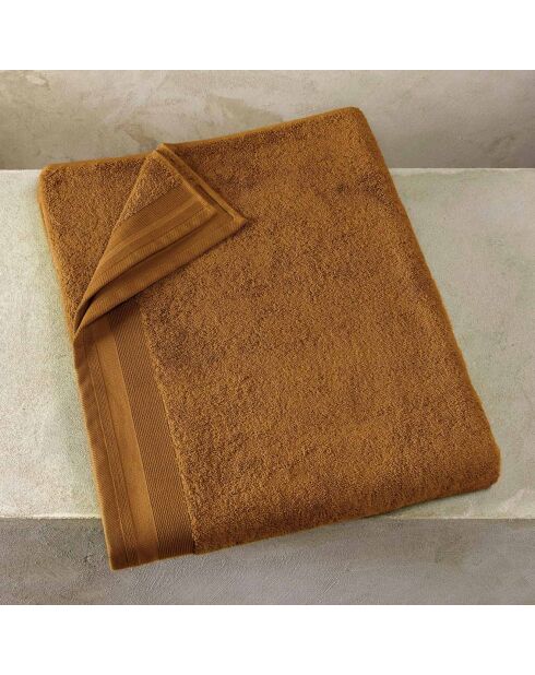 Drap de bain caramel - 100x150 cm