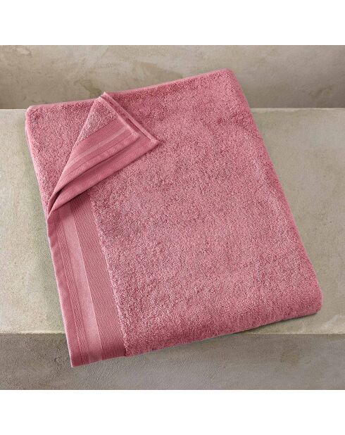 Drap de bain rose - 100x150 cm