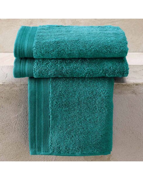 3 Serviettes invités vertes - 40x60 cm