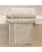 3 sandige Gästeservietten, 40 x 60 cm