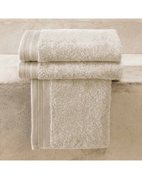 3 Serviettes invités sables - 40x60 cm