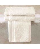 3 Vanille-Gästeservietten, 40 x 60 cm