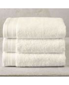 3 Vanille-Handtücher, 50 x 100 cm