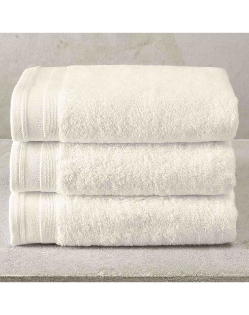 3 Vanille-Handtücher, 50 x 100 cm