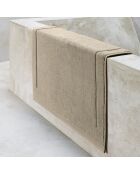 Tapis de bain XL épais sable - 70x120 cm