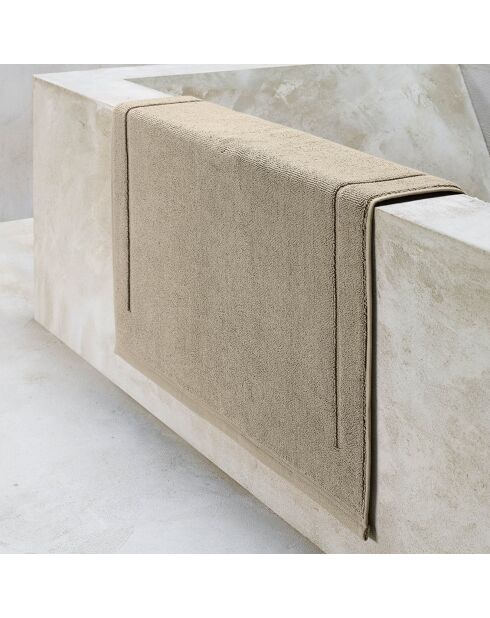Alfombra de baño XL de arena gruesa - 70x120 cm