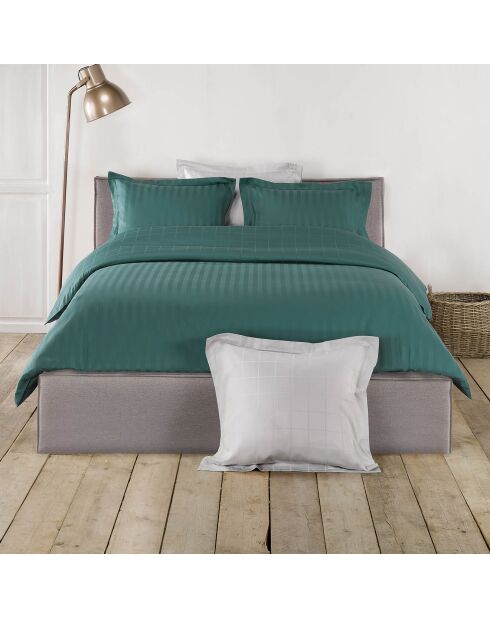 Parure housse de couette Lac verte