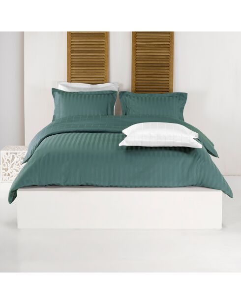 Parure housse de couette Lac verte