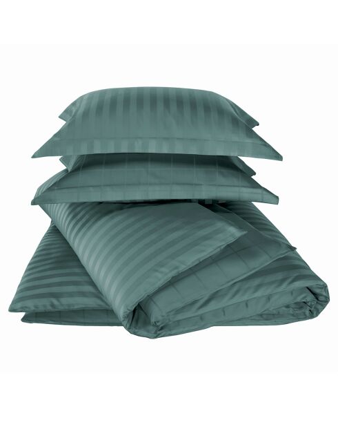 Parure housse de couette Lac verte