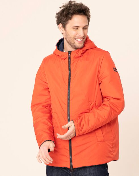 Chaqueta reversible Oof azul/naranja