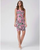 Robe Pluton imprimée multicolore