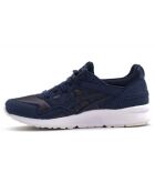 Baskets en Velours de Cuir & Mesh Gel Lyte V bleu marine/blanc/gris