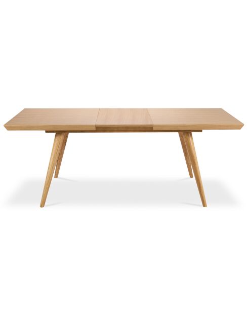 Table extensible Gral bois naturel - 90x160x76 cm