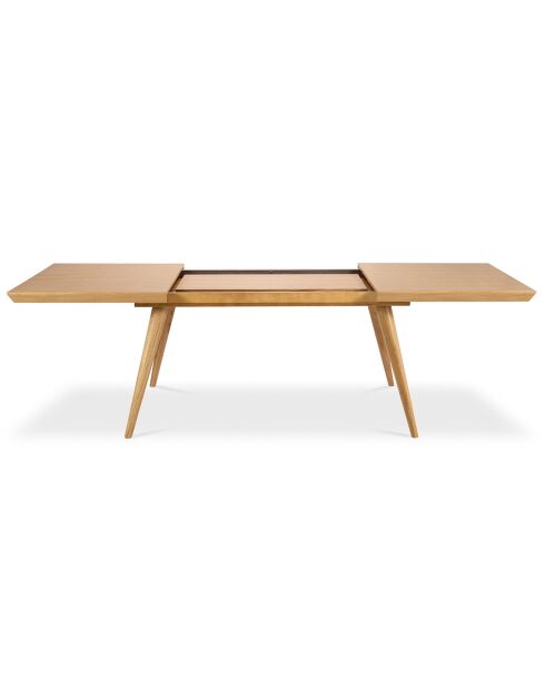Table extensible Gral bois naturel - 90x160x76 cm