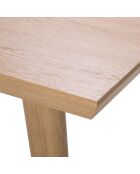 Table extensible Gral bois naturel - 90x160x76 cm