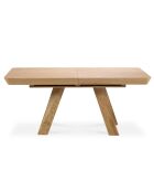 Table extensible Njal bois naturel - 100x180x76 cm