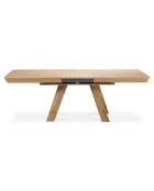 Table extensible Njal bois naturel - 100x180x76 cm