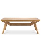 Table extensible Frida bois naturel - 110x200x76 cm