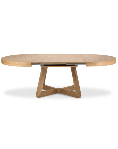 Table extensible Bodil bois naturel - D.130x76 cm