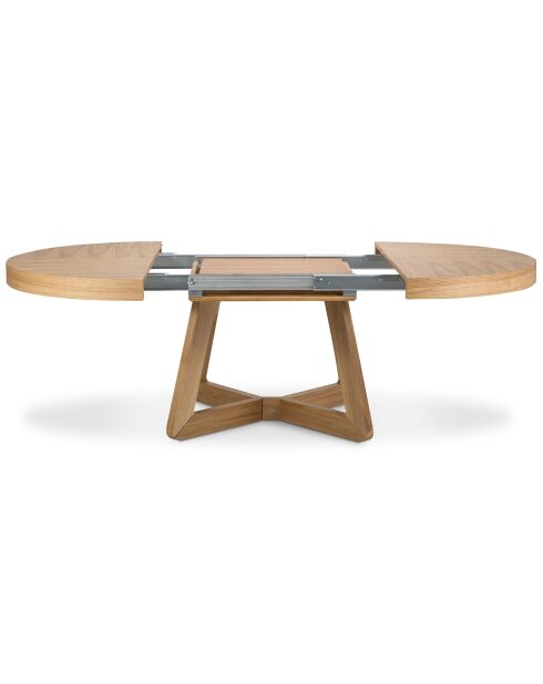 Table extensible Bodil bois naturel - D.130x76 cm