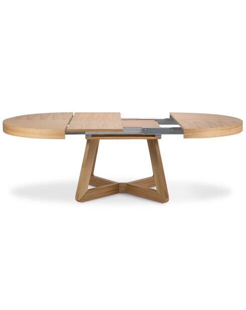 Table extensible Bodil bois naturel - D.130x76 cm