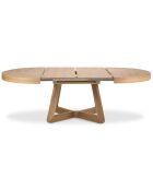 Table extensible Bodil bois naturel - D.130x76 cm