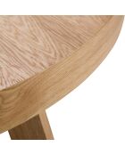 Table extensible Bodil bois naturel - D.130x76 cm
