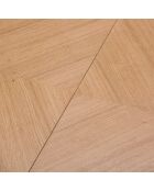 Table extensible Magnus bois naturel/noir - D.120x76 cm