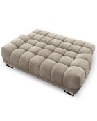 Canapé convertible avec coffre de rangement Cirrus beige - 215x112x90 cm