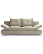 Canapé convertible avec coffre de rangement Selene beige - 210x100x86 cm