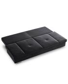 Canapé convertible avec coffre de rangement Selene gris foncé - 210x100x86 cm