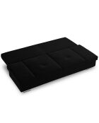 Canapé convertible avec coffre de rangement Selene noir - 210x100x86 cm